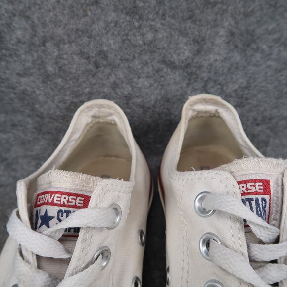 Converse Shoes Womens 7 Casual Sneakers All Star Trainers Classic Canvas White - Picture 3 of 11